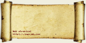 Anđela Jovanović vizit kartica